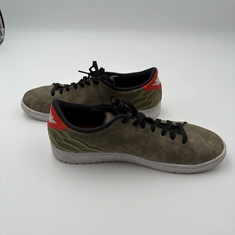 Jordan Centre Court Oil Green Olive Camo Low DJ2756-300 Men Size 12 Sneaker